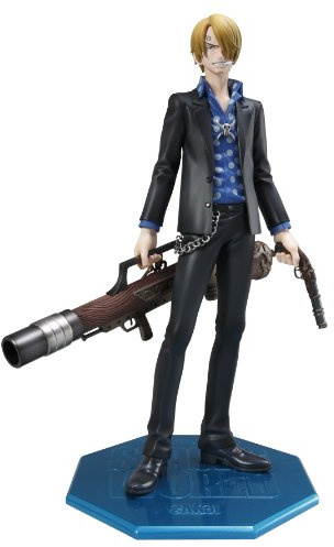 MegaHouse One Piece Sanji STRONG EDITION (japan import) - Aktionsfigur - Figurine - Portrait.Of.Pirates One Piece Sanji STRONG EDITION