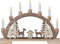 Star 10-flammig, Natur, ca. 45x33 cm, Batterie, Timer 271-68