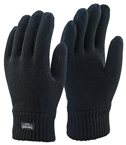 Blackrock BLACK THINSULATE LINED WOOLLY GLOVES