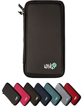 WYNGS Schutztasche kompatibel mit Casio fx-991DE X (CW) Wissenschaftlicher Taschenrechner in Schwarz
