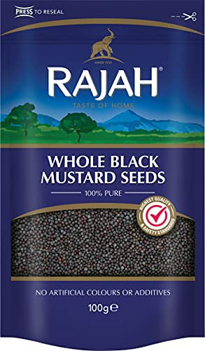Rajah Graines de moutarde noire entières - 100 gr