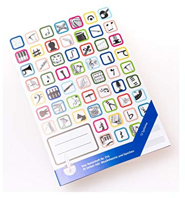 Schott-Verlag STAR Notenheft DIN A 4 hoch 12 Systeme, 16 Seiten