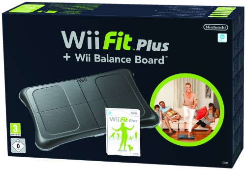 Wii Fit Plus + Wii Balance Board - noir