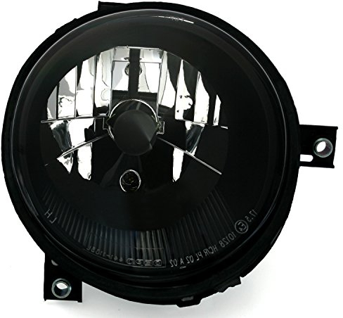 Depo Halogen Scheinwerfer in Klarglas Schwarz rechte Seite Beifahrerseite