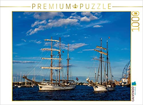 CALVENDO Puzzle Windjammer zur Hanse Sail 1000 Teile Puzzle quer | 1000 Teile Lege-Größe 64 x 48 cm Foto-Puzzle für glückliche Stunden