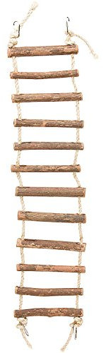 Prevue Hendryx 62807 Naturals Rope Ladder Bird Toy, Large,Brown