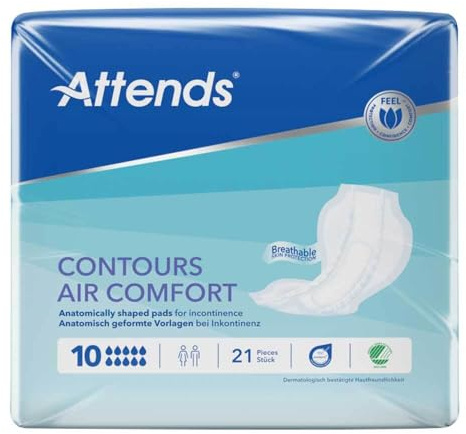 Attends Contours Air Comfort 10, 21 Piece