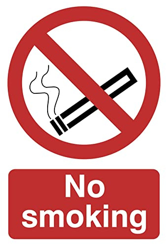 Draper 72165 'No Smoking' Prohibition Sign