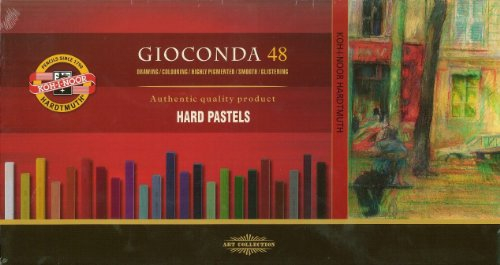 Gioconda Öl-Pastellkreiden 48er Set, Hart-Pastelle viereckig