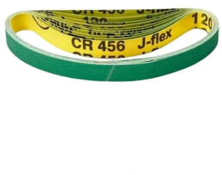 FEIN 63714090010 - Accessoire ponceuse pour tubes; Bande abrasive en céramique 520x20mm - Grain 120 - Pack de 10, Accessoire, Ponçage