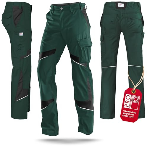 KÜBLER ACTIVIQ Hose – Hose mit ergonomischer Linienführung und Reflex-Elementen moosgrün/schwarz Gr. 64