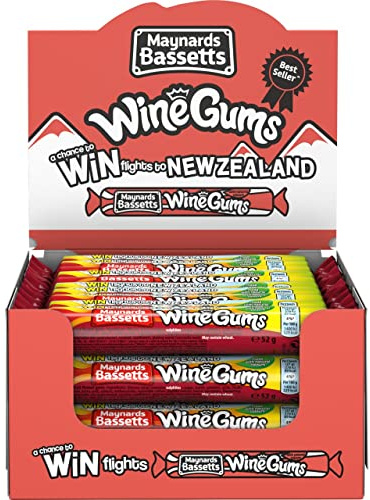 Maynards Bassetts Wine Gums Sweets, 52g