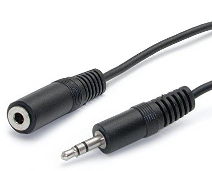 StarTech.com Audio cable - mini-phone stereo 3.5 mm (F) - mini-phone stereo 3.5 mm (M) - 1.8 m