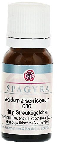 Acidum Arsenicosum C 30 Globuli