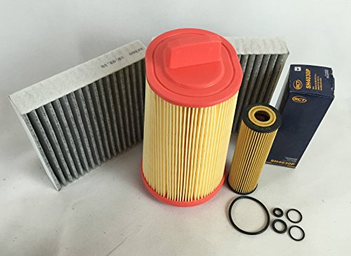 FILTER SET ÖLFILTER LUFTFILTER AKTIVKOHLEFILTER MERCEDES SLK R171 200 KOMPRESSOR