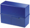 HAN Karteibox DIN A5 quer – innovatives, attraktives Design für 500 Karteikarten mit Stahlscharnier und Schnappverschluss, blau, 975-14, 1 STÜCK