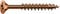SPAX Universalschraube, 5,0 x 90 mm, 200 Stück, Kreuzschlitz Z2, Senkkopf, Teilgewinde, 4CUT, Brüniert C1A, 1081140500905
