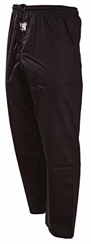 METAL BOXE Pantalon Karaté Noir Taille 190cm