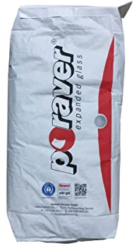Poraver 55 Liter 0,25-0,5 mm Blähglas Dämmung Schüttung