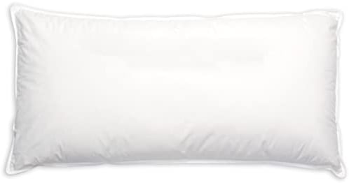 ZOLLNER Premium Federkissen mit Daunenanteil - Made in Germany – für Allergiker geeignet – Bezug aus hochwertiger Mako Baumwolle - waschbar bis 60°C – 40x80 cm - Hotelqualität