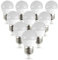 MiniSun Pack of 10 4w LED ES E27 Golfball Energy Saving Long Life Light Bulbs [3000K Warm White]