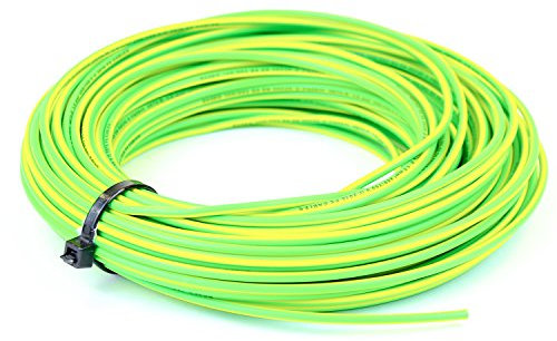 Ali's DIY 10 mm Single Core Conduit Cable 6491X Yellow/Green Supplementary Earth - 20 metre Cut Length
