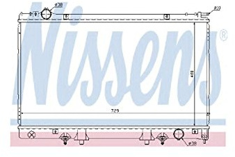Nissens 645951 Radiator, engine cooling