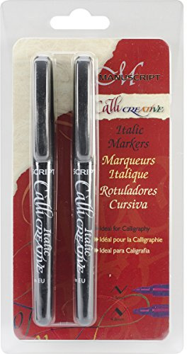 Manuscript Pen Tinte callicreative Marker 2,5 mm und 4,8 mm-black