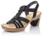 Rieker Damen Pantoletten 69702, Frauen Slipper,schluepfschuhe,Slip-ons,Backless Slipper,Mules,Gartenschuhe,Sommerschuhe,schwarz (00),42 EU / 8 UK