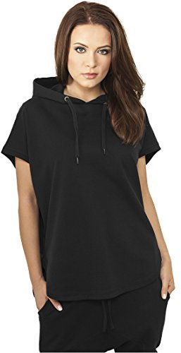 Urban Classics Ladies Sleeveless Women's Sweatshirt Terry Hoody - Black - X-Large