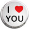 I Love You - Fridge Magnet Memo Clip