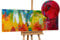 KunstLoft Leinwandbild | 100% HANDGEMALT | 150x50cm | Gemälde 'Bright Future' | Abstrakt | Bunt | Wandbild Wohnzimmer
