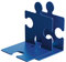 HAN 9212-14, serre-livres/CD PUZZLE, élégant, innovant et très stable. Emboîtable. Lot de 2 unités, bleu