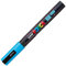 uni-ball Marqueur peinture Posca PC-3M, bleu clair