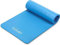 Gymtek Gymnastikmatte - Yogamatte 180x61x1 cm - Trainingsmatte - Rutschfest - mit Tragegurt - Sportmatte - Gymnastik - Fitness - Pilates - Blau