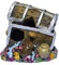 Supa Aquarium/Aquarium-Ornament, realistische Details, Kunstharz, Mehrfarbig, Maße: ca. 6 cm (L) x 7,5 cm (B) x 6,5 cm (H)