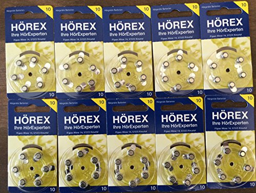 Hörgerätebatterien Größe 10er 120 Stück