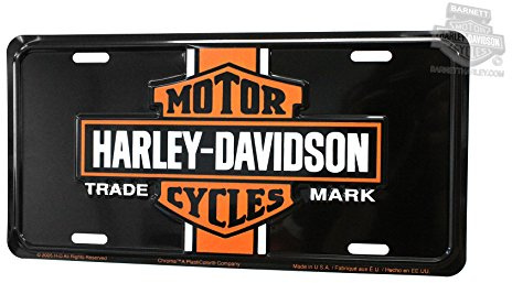Chroma Graphics Harley Davidson Vintage Logo License Plate by Chroma Graphics