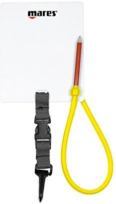 Mares Erwachsene Unterwasserschreibtafel Wrinting Slate, Multicoloured, One Size