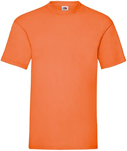Fruit of the Loom Mens Value T-Shirt Orange XXL