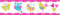 A.S. Création selbstklebende Bordüre Kids Party, blau, bunt, orange, 895417