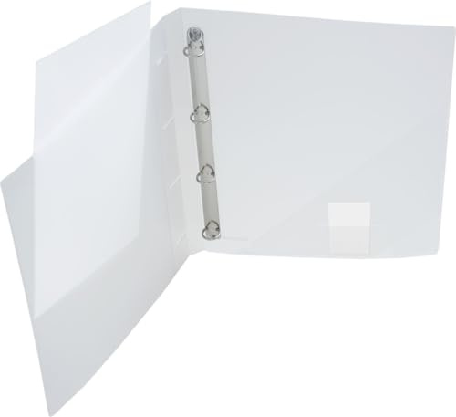 Foldersys Ringbuch A4 PP 16mm 4 Ringe mit Taschen transparent