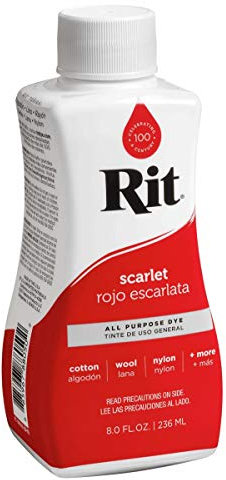 Rit tinte líquido para tejidos (236 ml ESCARLATA