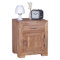 KADIMA Design Nachttisch Massivholz Akazie 60 cm Nachtschrank für Boxspringbett