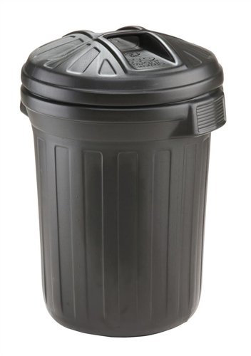 Ward GN343WGN 80 Litre Refuse Bin - Black