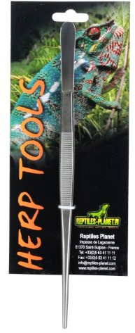 Reptiles Planet Zange zur Reinigung von Terrarien oder zum Füttern von Reptilien, 25 cm