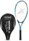 Vector X VXT-520 Strung Junior Tennis Racquet | Color: Blue | Size: 23 Inches | Material: Alloy Steel, Aluminium | Grip Size: 3 3/4 inches | Heavy Construction | Oval Head | with 3/4 Cover