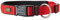HUNTER Hundehalsung NEOPREN VARIO PLUS, Farbe: rot/schwarz, strapazierfähiges Nylon, weiche Neoprenpolsterung, stufenlos verstellbar, mit Zugentlastung, pflegeleicht, komfortabel, Größe: M/2,0
