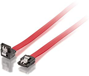 Equip 111809 SATA Flat Angled Clip Cable 0.30m