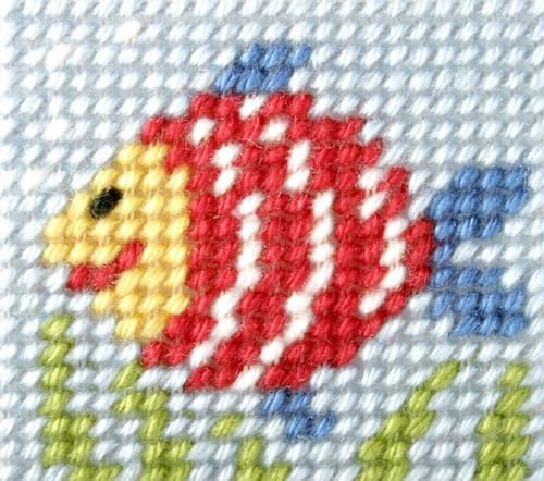 Orchidea ORC.9714 Rainbow Fish Beginner Tapestry Mini-Kit 11x23cm